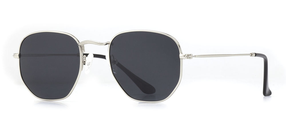 BENX SUNGLASSES Sunglasses Teenage Man,Woman,Unisex Rectangular Full-Rimmed Metal Polarize BXGÜNŞ 8005.50-C.01